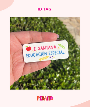 ID Tag Aluminio 3x1.5