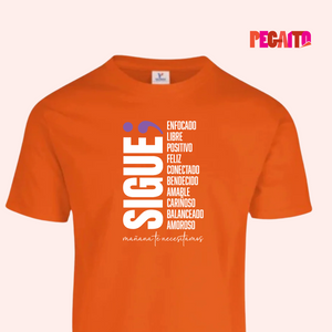 T Shirt - Sigue; - Prevención de suicidio