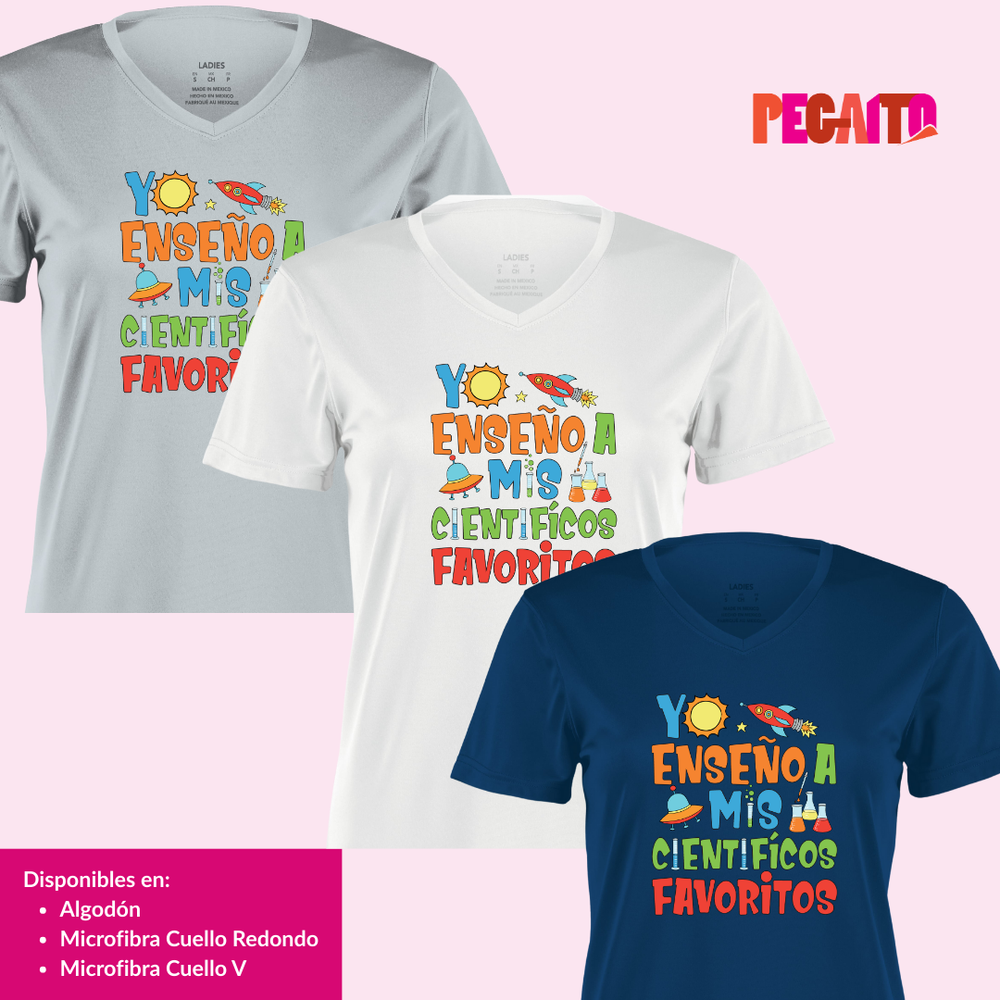 T Shirt Yo Enseño a mis científicos favoritos