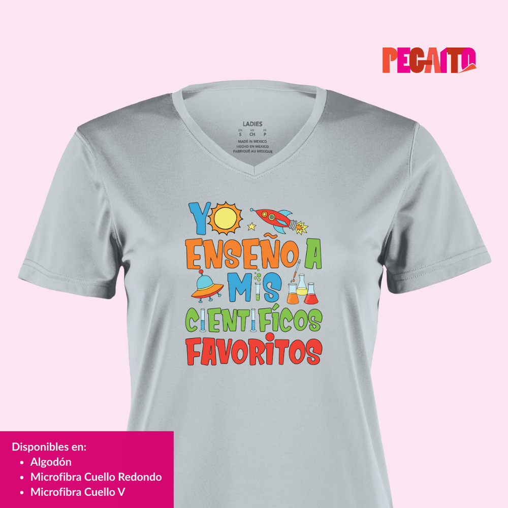 T Shirt Yo Enseño a mis científicos favoritos