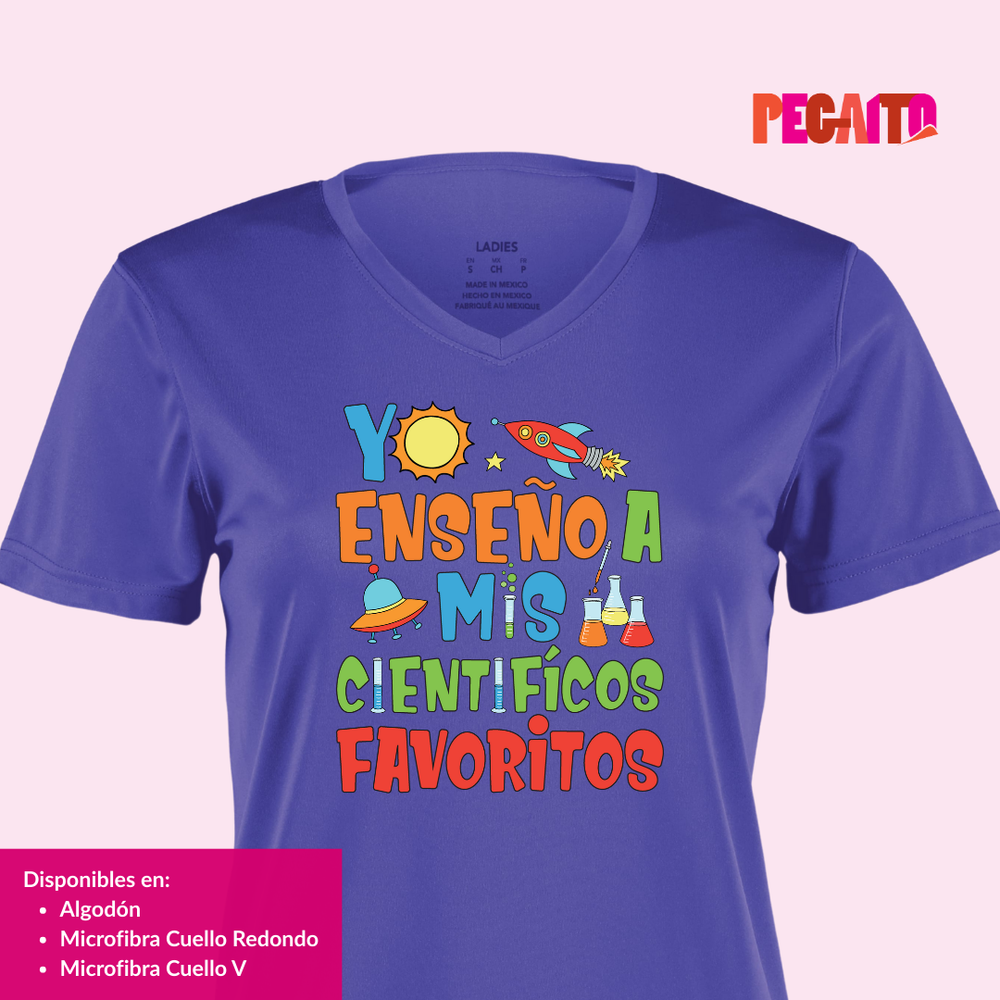 T Shirt Yo Enseño a mis científicos favoritos
