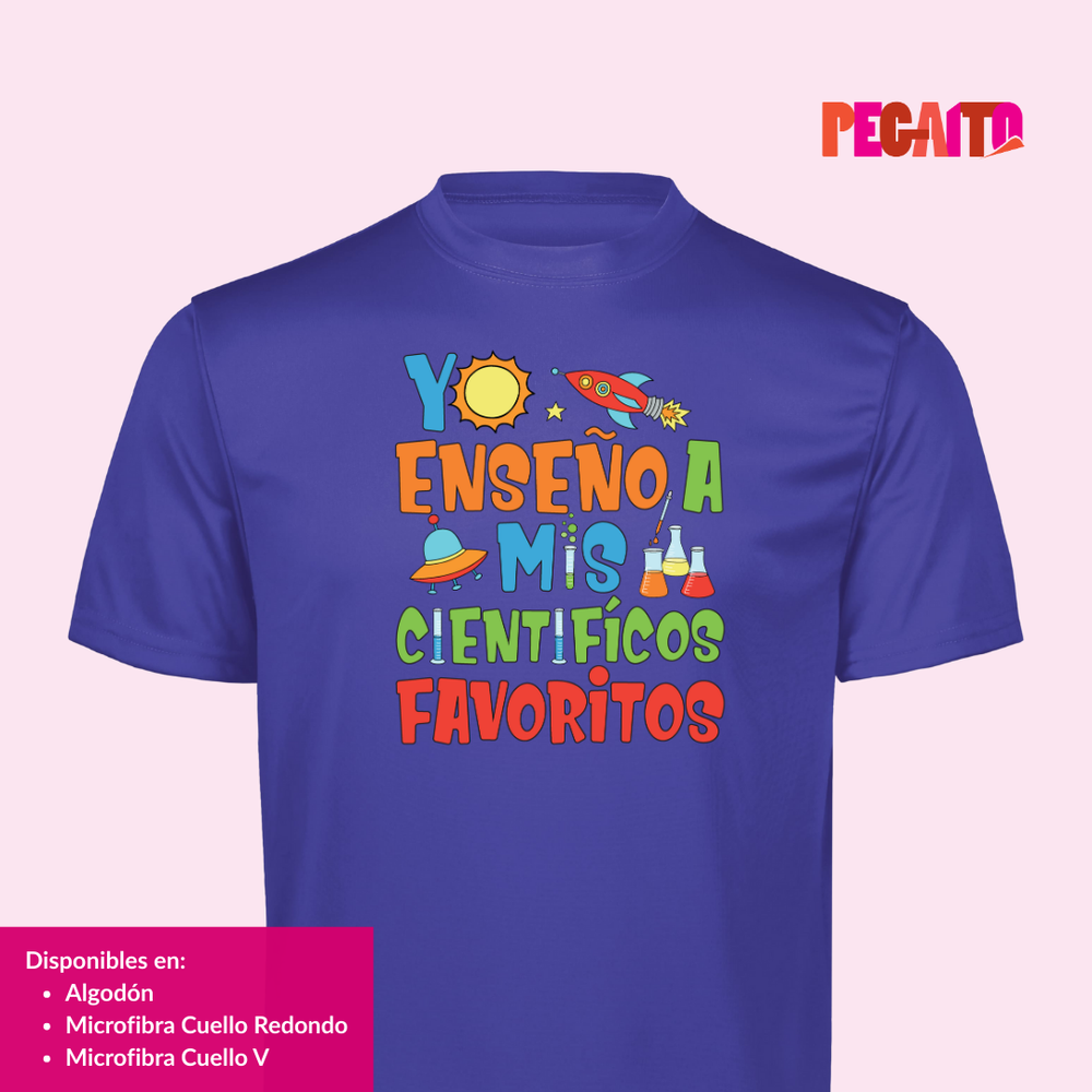 T Shirt Yo Enseño a mis científicos favoritos