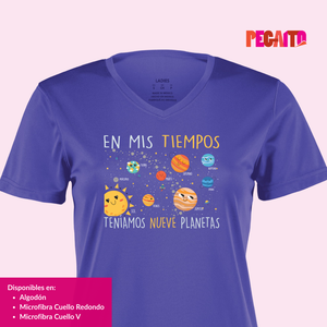 T Shirt En mis tiempos teníamos 9 planetas
