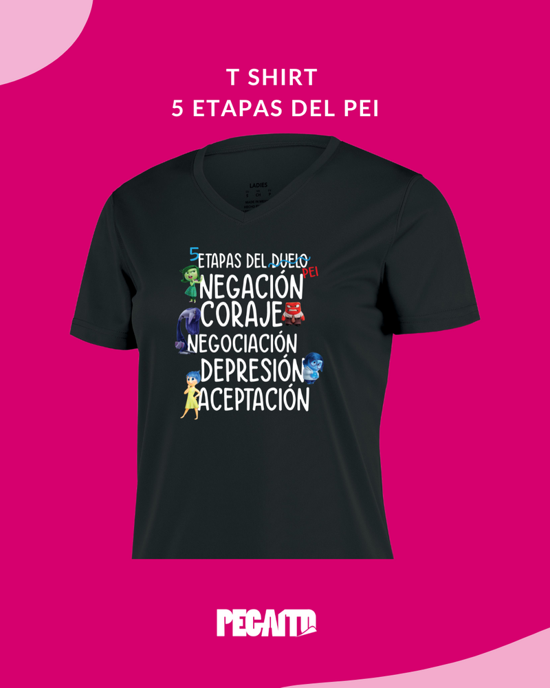 T Shirt 5 Etapas Revisiones de PEI