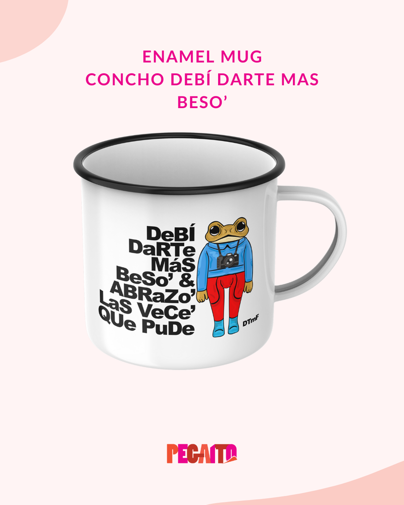 Taza Esmaltada Metal Concho