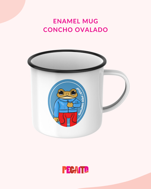 Taza Esmaltada Metal Concho
