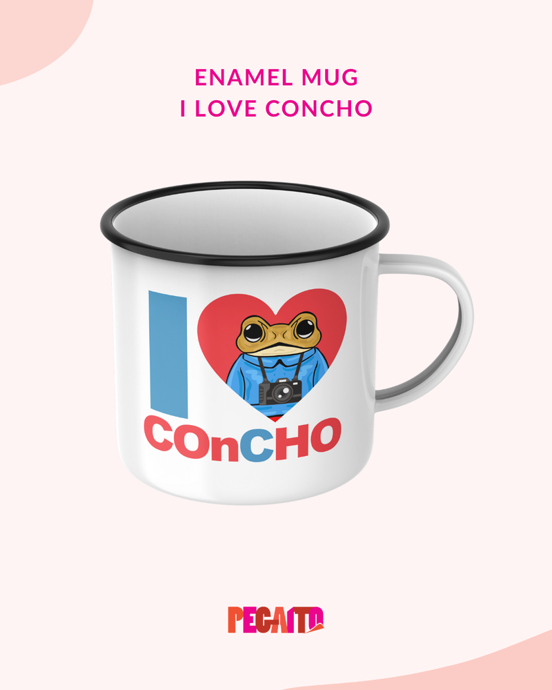 Taza Esmaltada Metal Concho